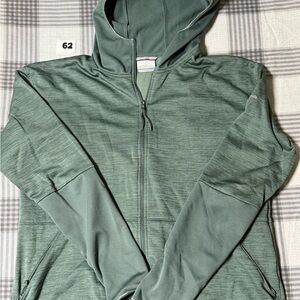 Columbia Sage Green Full-Zip Jacket
